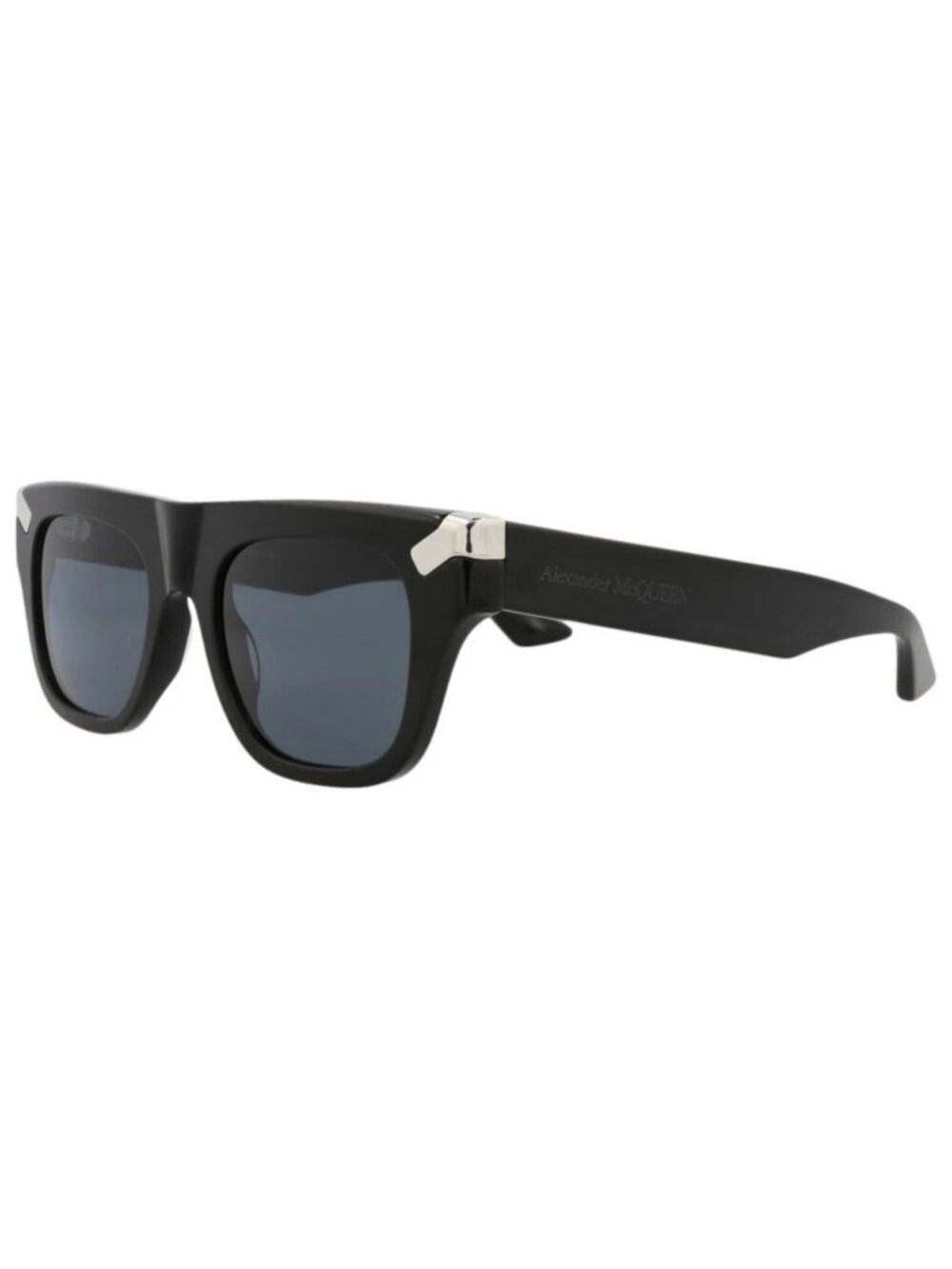 New Alexander McQueen Women's Sunglasses Square Rectangle Recycled Acetate Frame